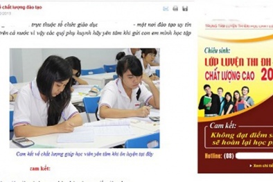 Thi ĐH 2014: Lò 'ôn là đậu'